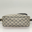 GUCCI GG Supreme Sherry Line Shoulder Bag PVC Navy Gold 89 02 077 Auth BA3642-5