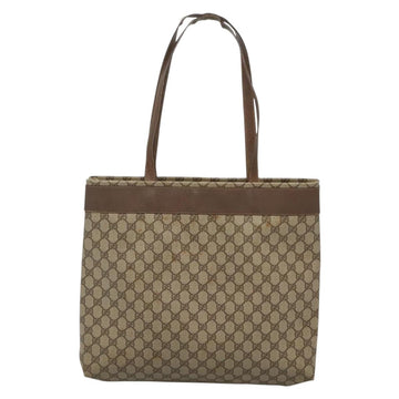 GUCCI GG Supreme Tote Bag PVC Beige 41 02 109 Auth BA3643 - 0