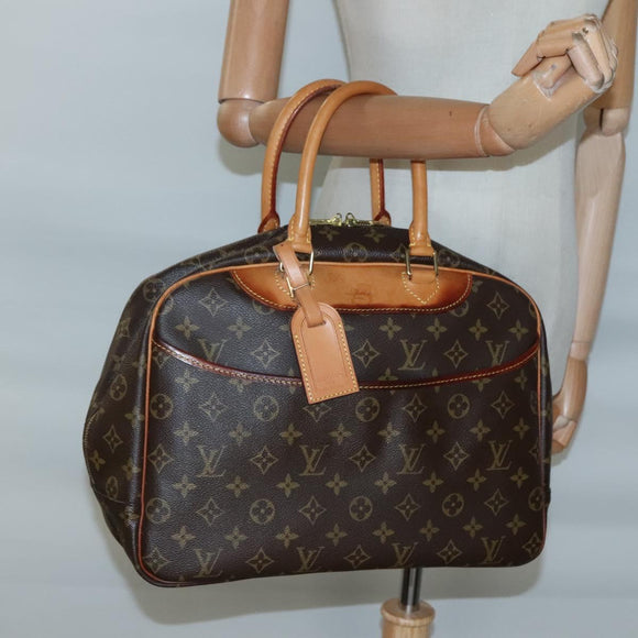 LOUIS VUITTON Monogram Deauville Hand Bag M47270 LV Auth BA3647