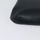 GIVENCHY Shoulder Bag Leather Navy Gold Auth BA3654-12