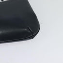 GIVENCHY Shoulder Bag Leather Navy Gold Auth BA3654-13