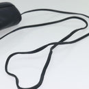 GIVENCHY Shoulder Bag Leather Navy Gold Auth BA3654-7