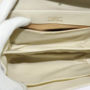 GIVENCHY Umhängetasche Leder Weiß Gold Auth BA3655-10