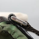 PRADA Shoulder Bag Nylon Khaki Silver Auth BA3657-10