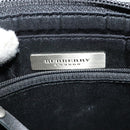 BURBERRY Shoulder Bag Leather Black Silver Auth BA3661-10