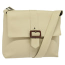 BURBERRY Shoulder Bag Canvas Beige Auth BA3662-1