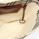 BURBERRY Shoulder Bag Canvas Beige Auth BA3662-18