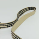 BURBERRY Shoulder Bag Canvas Beige Auth BA3662-8