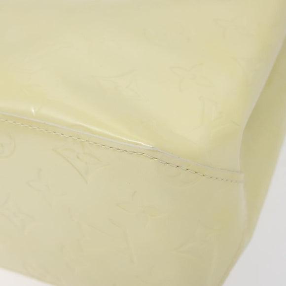 LOUIS VUITTON Monogram Vernis Reade PM Hand Bag Perle M91336 LV Auth BA3673