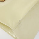 LOUIS VUITTON Monogram Vernis Reade PM Hand Bag Perle M91336 LV Auth BA3673-15