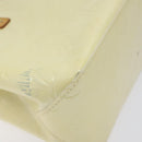 LOUIS VUITTON Monogram Vernis Reade PM Hand Bag Perle M91336 LV Auth BA3673-9