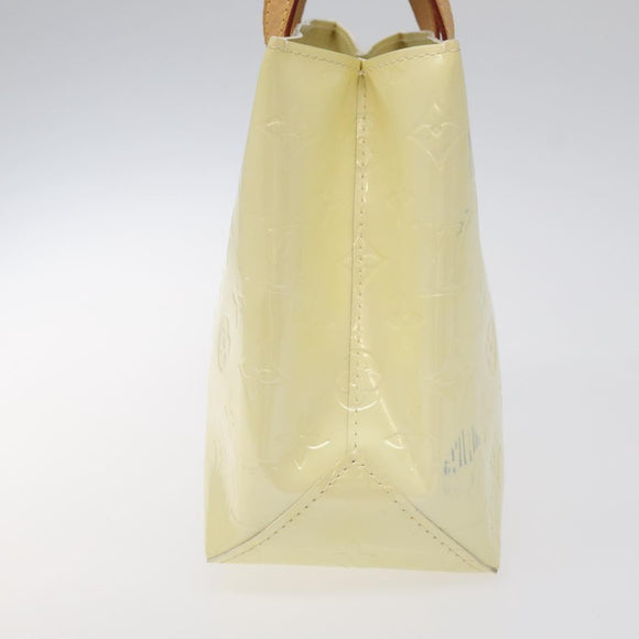 LOUIS VUITTON Monogram Vernis Reade PM Hand Bag Perle M91336 LV Auth BA3673