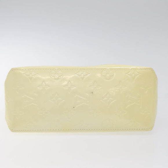 LOUIS VUITTON Monogram Vernis Reade PM Hand Bag Perle M91336 LV Auth BA3673