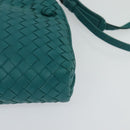 BOTTEGA VENETA INTRECCIATO Shoulder Bag Leather Green Auth BA3676-14