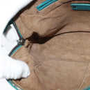 BOTTEGA VENETA INTRECCIATO Shoulder Bag Leather Green Auth BA3676-19