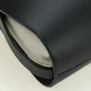LOEWE Anagram Ikebana Shoulder Bag Leather Black Gold Auth BA3690-10