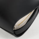LOEWE anagram Ikebana Shoulder Bag Leather Black Gold Auth BA3690M-18