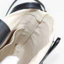 LOEWE anagram Ikebana Shoulder Bag Leather Black Gold Auth BA3690M-22