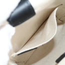 LOEWE anagram Ikebana Shoulder Bag Leather Black Gold Auth BA3690M-24