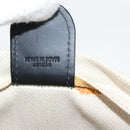 LOEWE anagram Ikebana Shoulder Bag Leather Black Gold Auth BA3690M-11