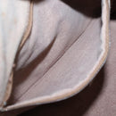 Burberrys Nova Check Hand Bag PVC Beige Gold Auth BA3694-19