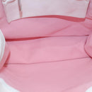 CHANEL COCO Mark Tote Bag Canvas White Silver CC Auth BA3697-10