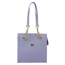 MCM Chain Shoulder Bag Leather Lavende Gold Auth BA3698-13