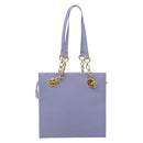 MCM Chain Shoulder Bag Leather Lavende Gold Auth BA3698-2