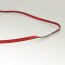 Chloe Lily Hand Bag Leather 2way Red Gold Auth BA3699-9