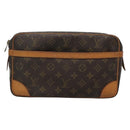 LOUIS VUITTON Monogram Compiegne 28 Clutch Bag M51845 LV Auth BA3702-13