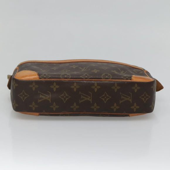 LOUIS VUITTON Monogram Compiegne 28 Clutch Bag M51845 LV Auth BA3702