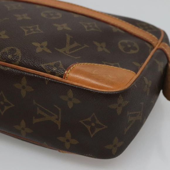 LOUIS VUITTON Monogram Compiegne 28 Clutch Bag M51845 LV Auth BA3702