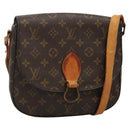LOUIS VUITTON Monogram Saint Cloud GM Shoulder Bag M51242 LV Auth BA3705-1