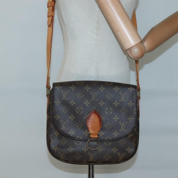 LOUIS VUITTON Monogram Saint Cloud GM Shoulder Bag M51242 LV Auth BA3705