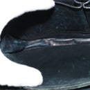 CELINE Shoulder Bag Leather Black Gold Auth BA3711-20