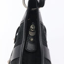 Salvatore Ferragamo Shoulder Bag Canvas Black Silver Auth BA3712-14