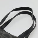 Salvatore Ferragamo Gancini Tote Bag Canvas PVC Black Silver Auth BA3713-8