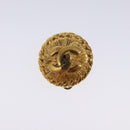 CHANEL COCO Mark Earring metal Gold CC Auth BA3718-6