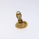 CHANEL COCO Mark Earring metal Gold CC Auth BA3718-8