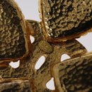 CHANEL COCO Mark Brooch metal Gold CC Auth BA3719-5