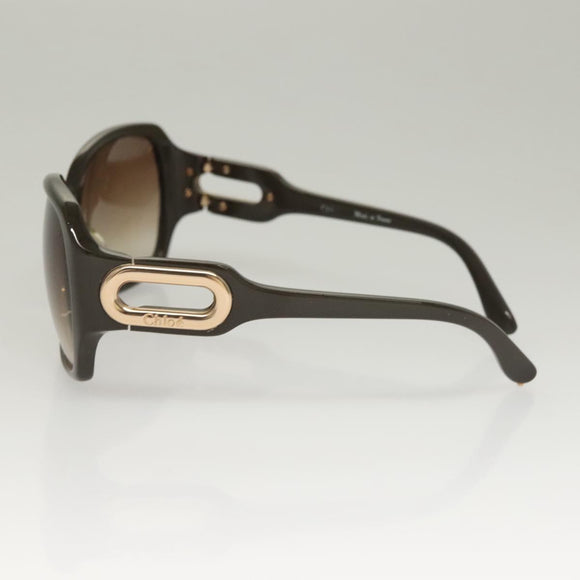 Chloe Sunglasses plastic Khaki Auth BA3722