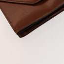 BALLY Shoulder Bag Leather 2Set Black Brown Auth BA3726-16