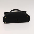 BALLY Shoulder Bag Leather 2Set Black Brown Auth BA3726-7