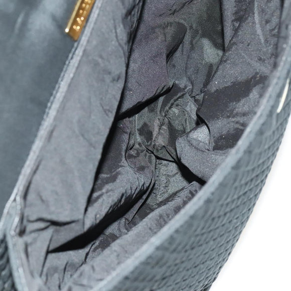 BALLY Shoulder Bag Leather 2Set Black Brown Auth BA3726