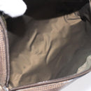 GUCCI GG Supreme Web Sherry Line Clutch Bag PVC Beige Gold Red Auth BA3731-11