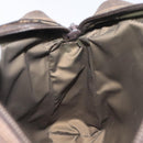 GUCCI GG Supreme Web Sherry Line Clutch Bag PVC Beige Gold Red Auth BA3731-12