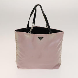 GUCCI PRADA GG Supreme Shoulder Bag Nylon PVC 2Set Pink Beige Auth BA3733 - 0