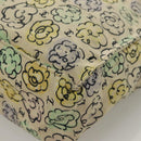 CHANEL Camelia COCO Mark Tote Bag Cotton Multicolor CC Auth BA3738-16