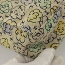 CHANEL Camelia COCO Mark Tote Bag Cotton Multicolor CC Auth BA3738-17