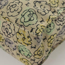 CHANEL Camelia COCO Mark Tote Bag Cotton Multicolor CC Auth BA3738-18